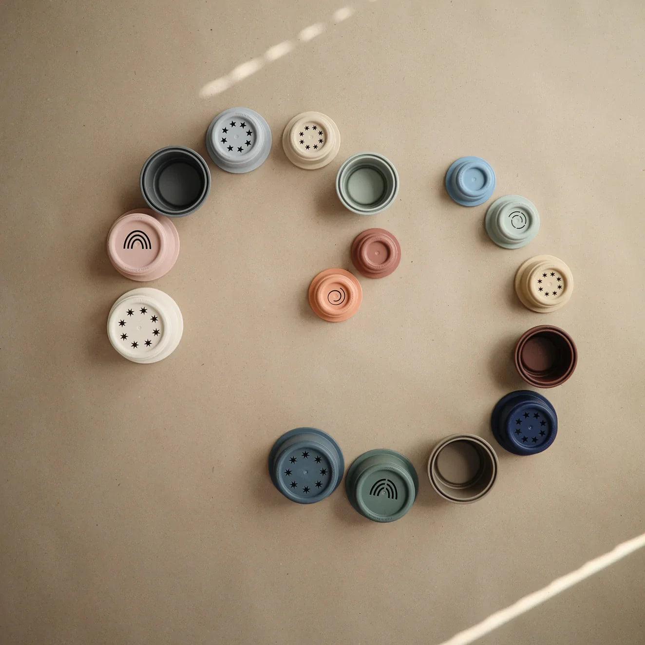 Silicone Stacking Cups - Fuxiquinha