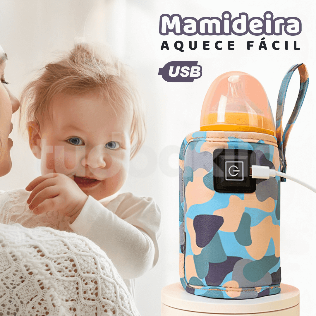 Aquecedor de Mamadeira Portátil • Mamideira - Fuxiquinha